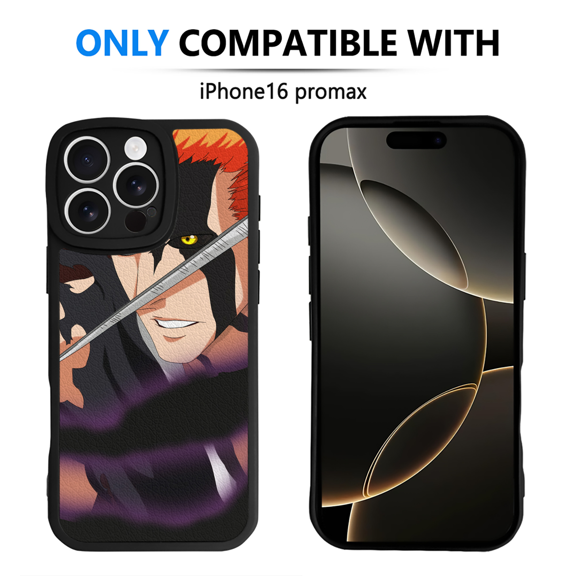 （画像用） ブリーチ BLEACH 【iPhone 16シリーズ対応】シリコンスマホケース（レザー調） 材質：シリコン